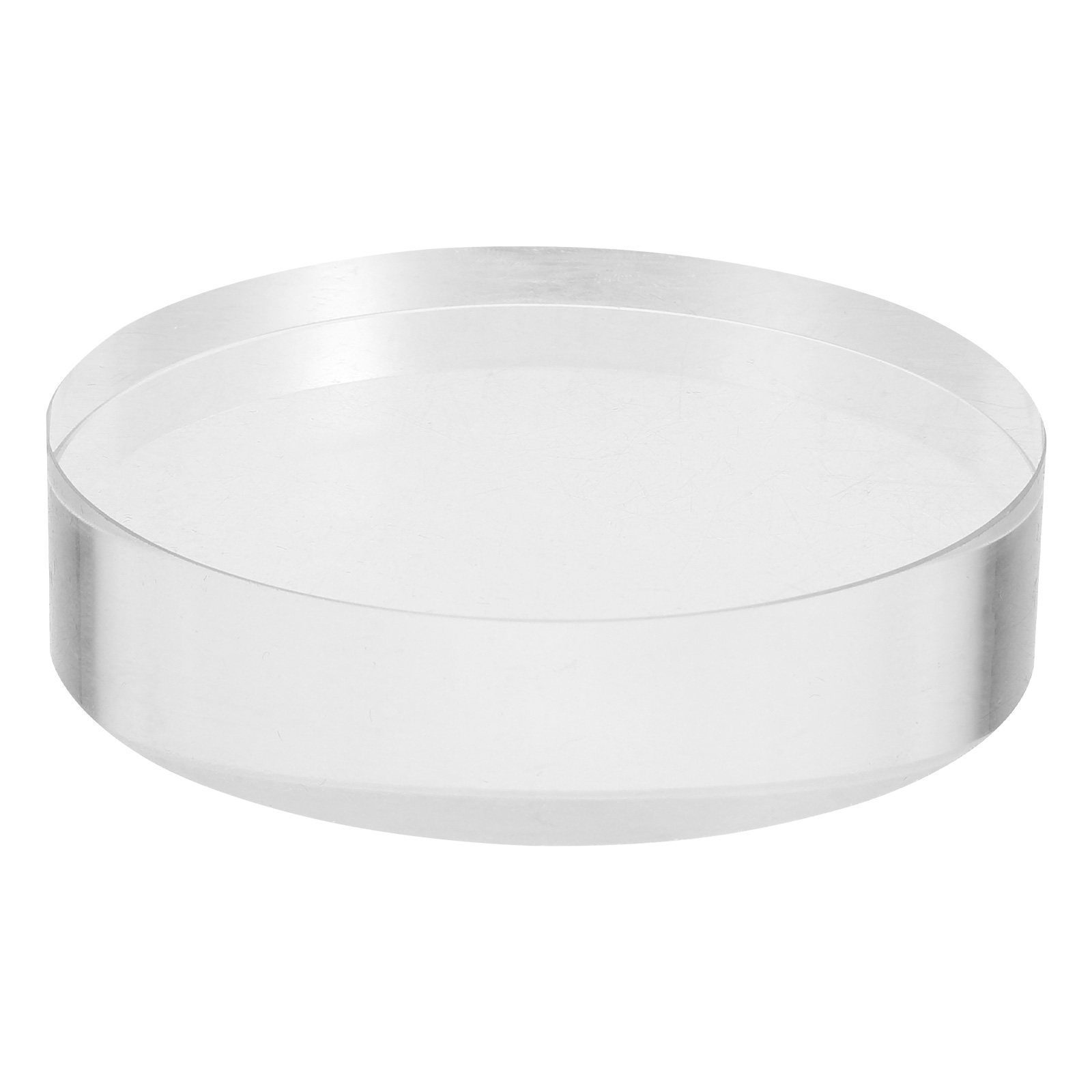 Paper Weight Crystal - Clear Round Crystal Glass Paperweight 3.15