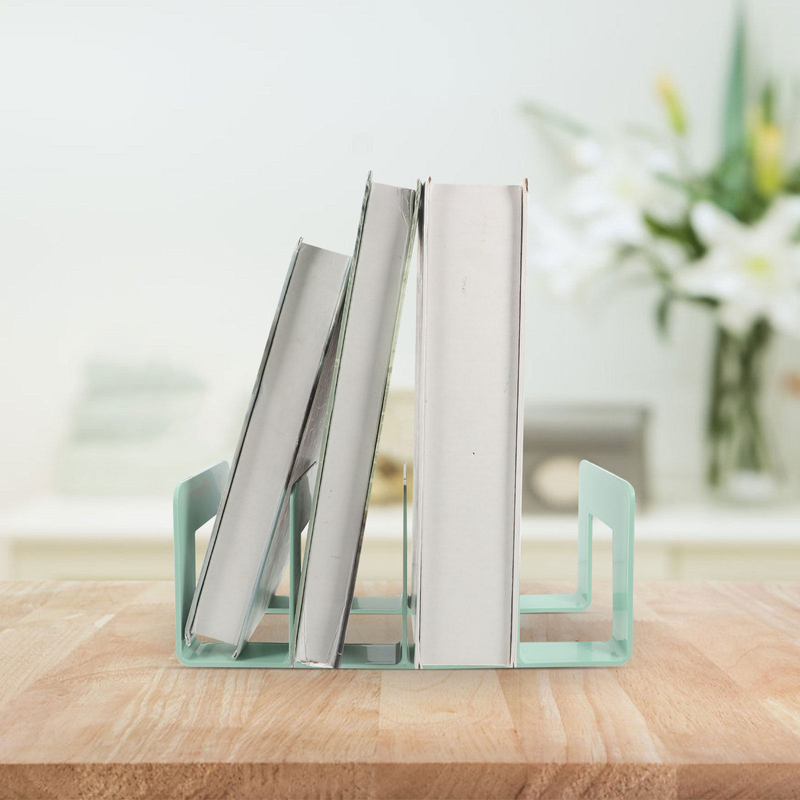 Desktop Book Organizer Magazin - Magazine Holder Rack recension och pris