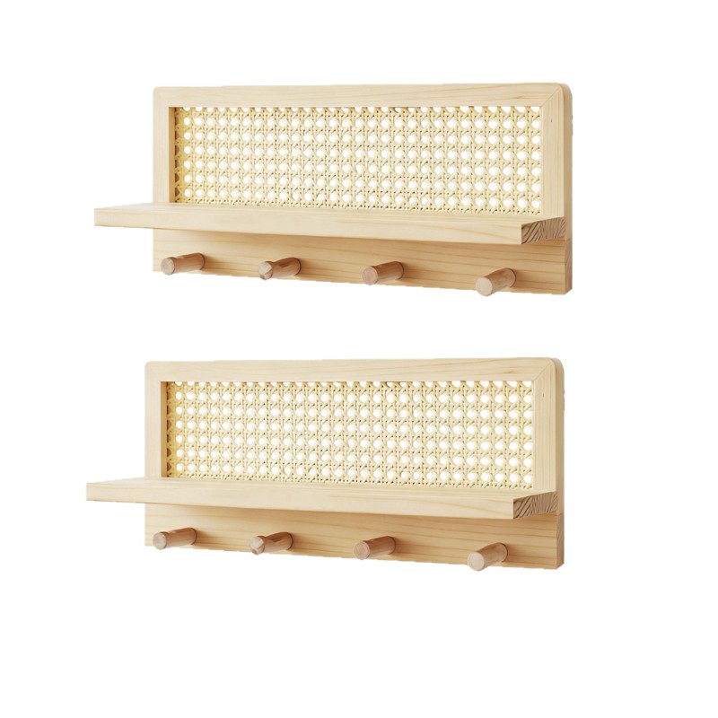 AT05-Woven Key Hook And Magazi - Magazine Holder Rack recension och pris