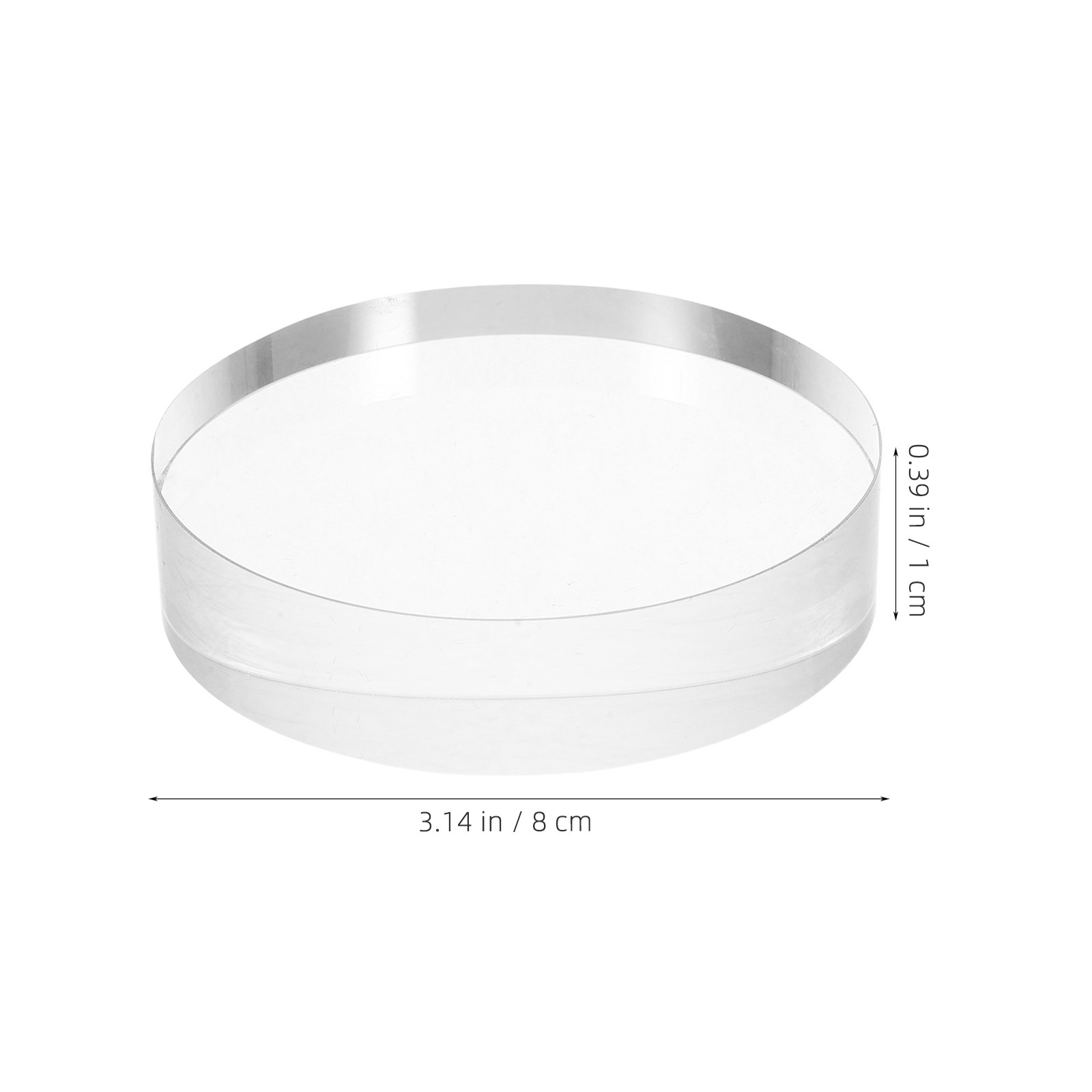Clear Round Crystal Glass Pape - Paper Weight Crystal recension och pris
