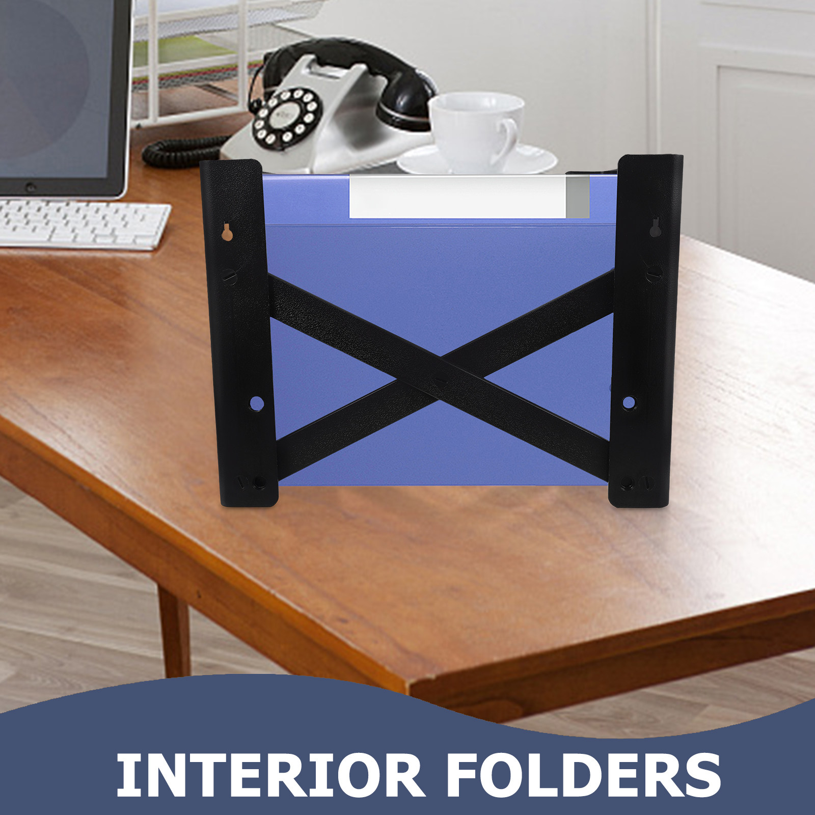 Plastic Desktop File Organizer - Magazine Holder Rack recension och pris