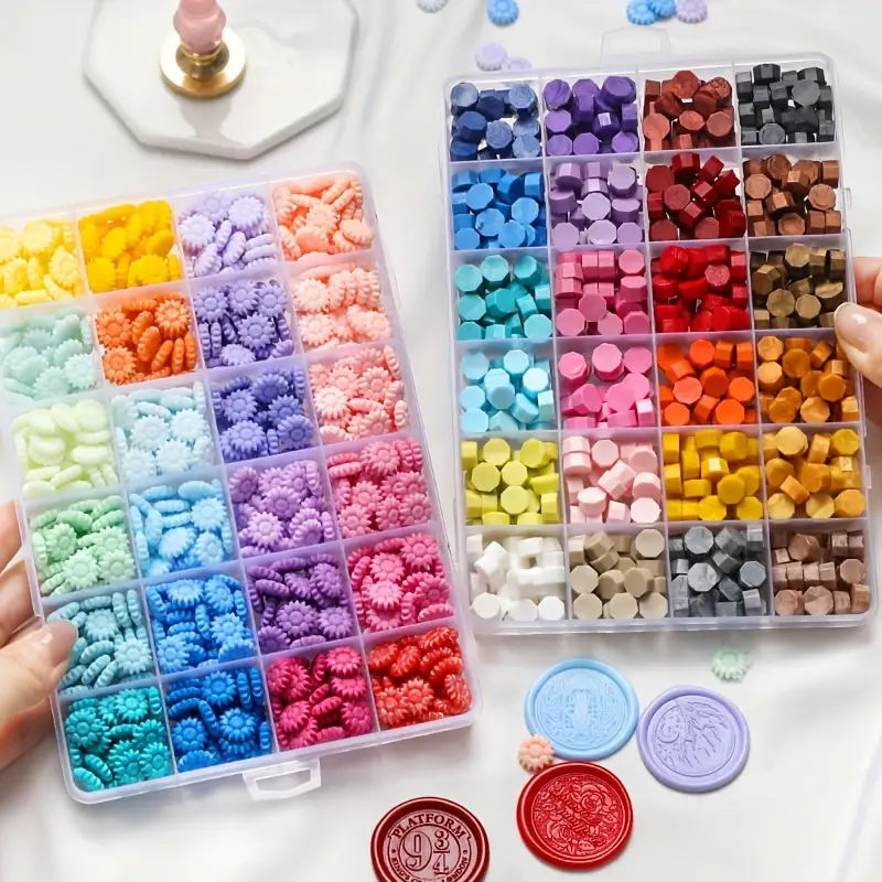 600Pcs Box Sealing Wax Beads,  - Wax Seal Stamp Set recension och pris