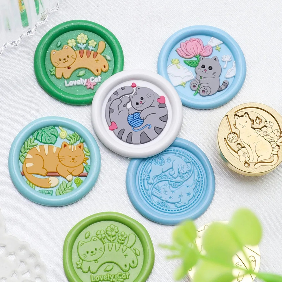 Cat Series 25mm Chapter Wax Se - Wax Seal Stamp Set recension och pris