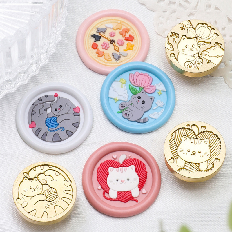 Cat Series 25mm Chapter Wax Se - Wax Seal Stamp Set recension och pris