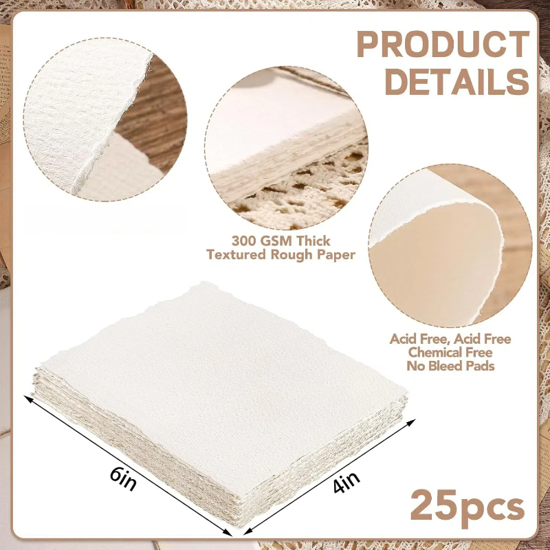 25 Sheets Watercolor Paper, 30 - Ink Blotter Paper recension och pris